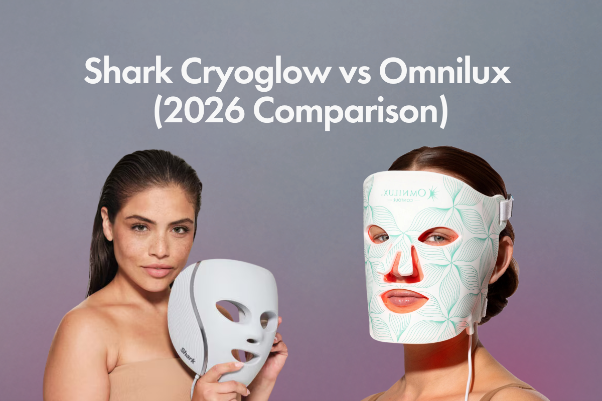 Shark CryoGlow vs Omnilux – LED Mask Comparison 2025