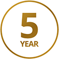 5-Year Device Warranty