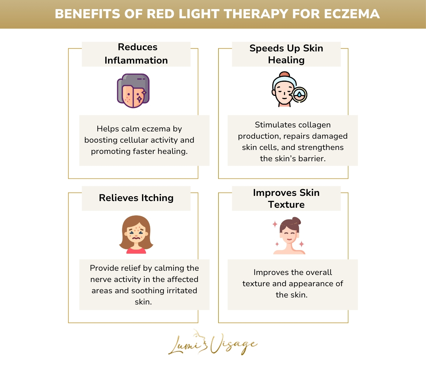 Benefits of Red Light Therapy for Eczema