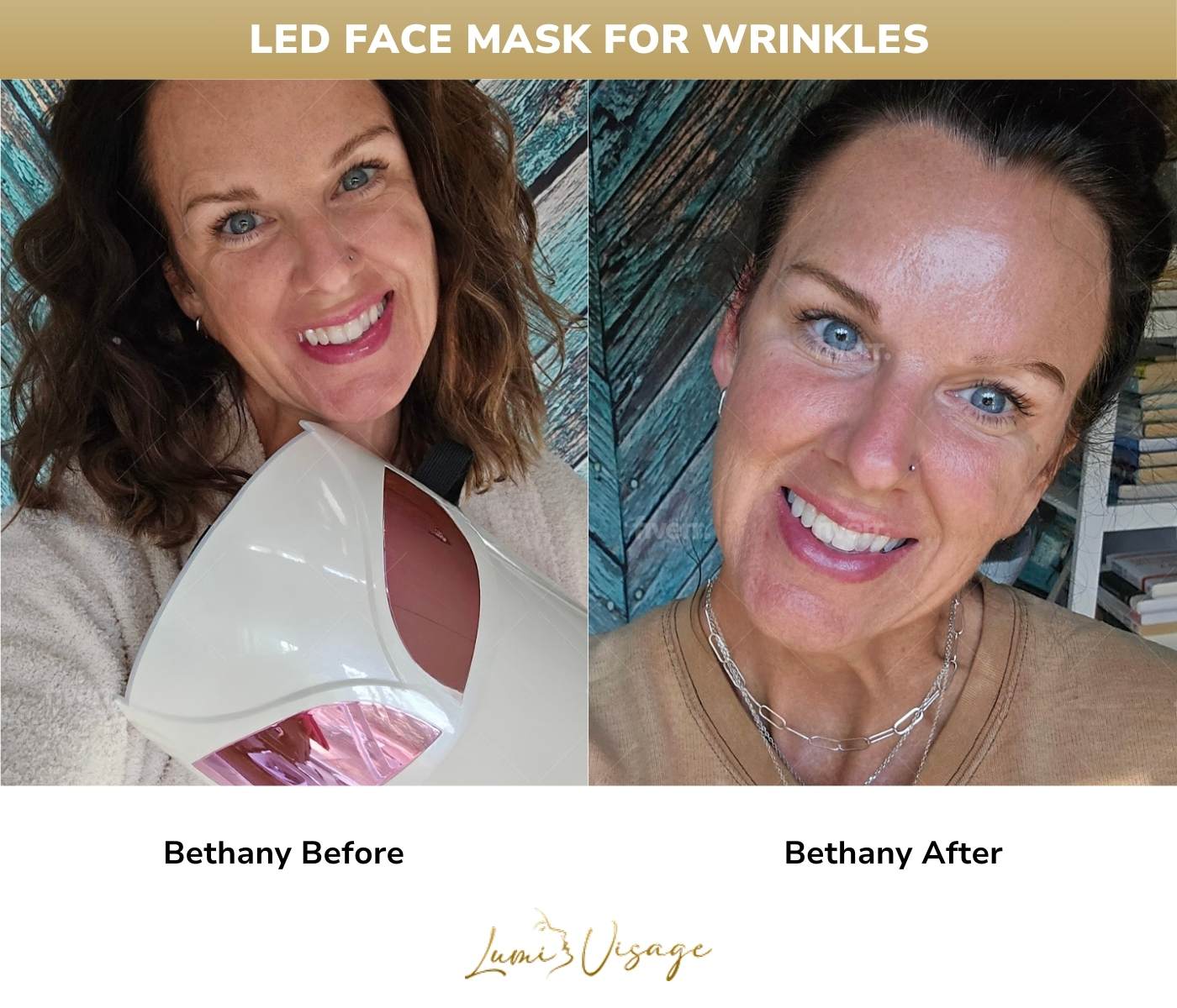 LED Face Mask for Wrinkles