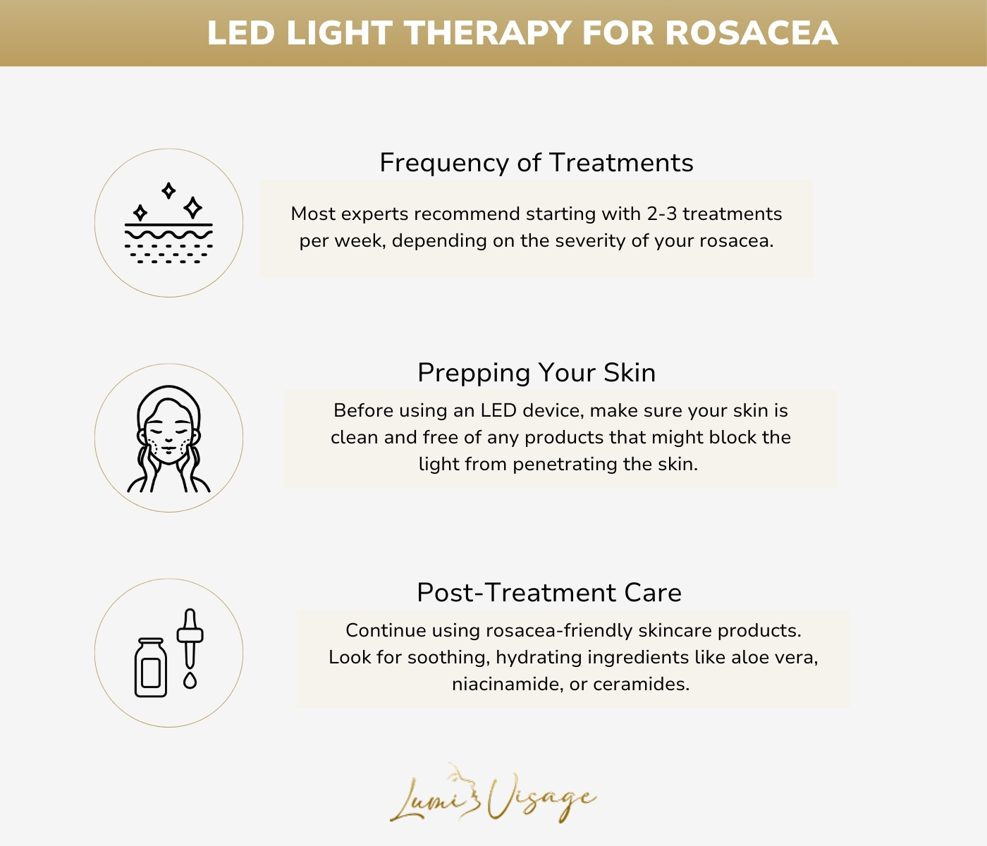 LED Color for rosacea