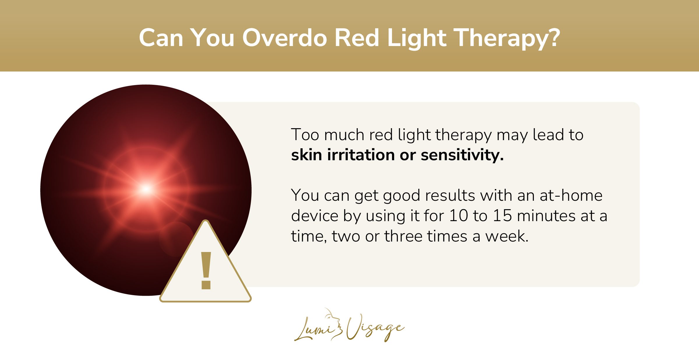 can you overdo red light therapy