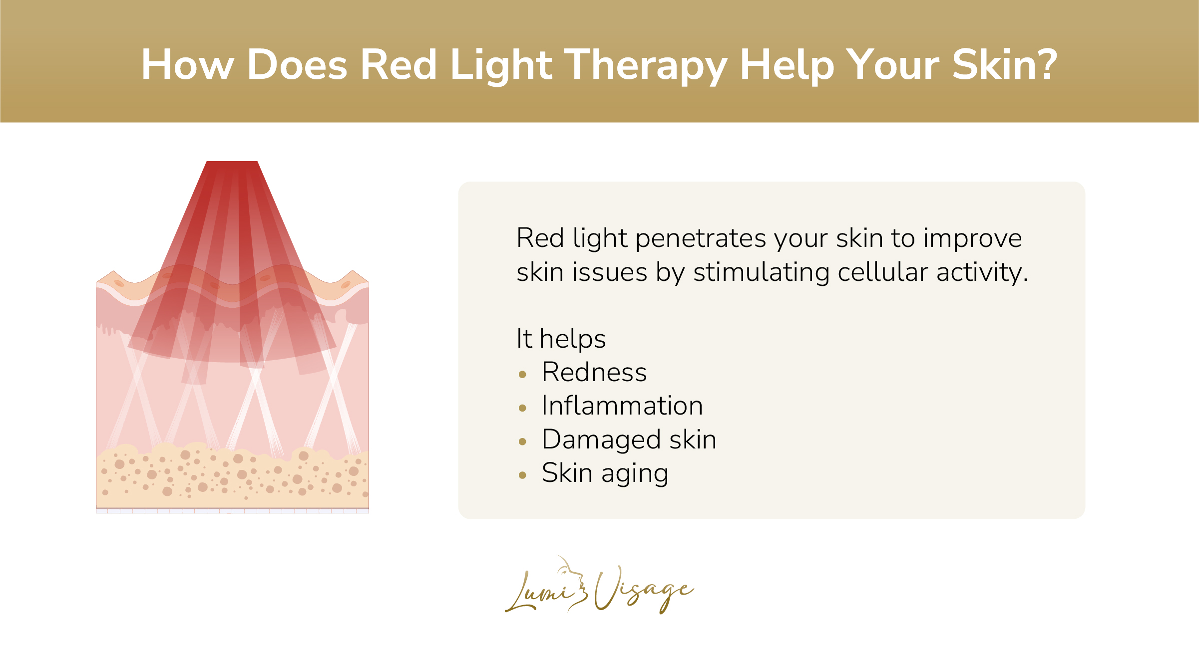 how does red light therapy help your skin