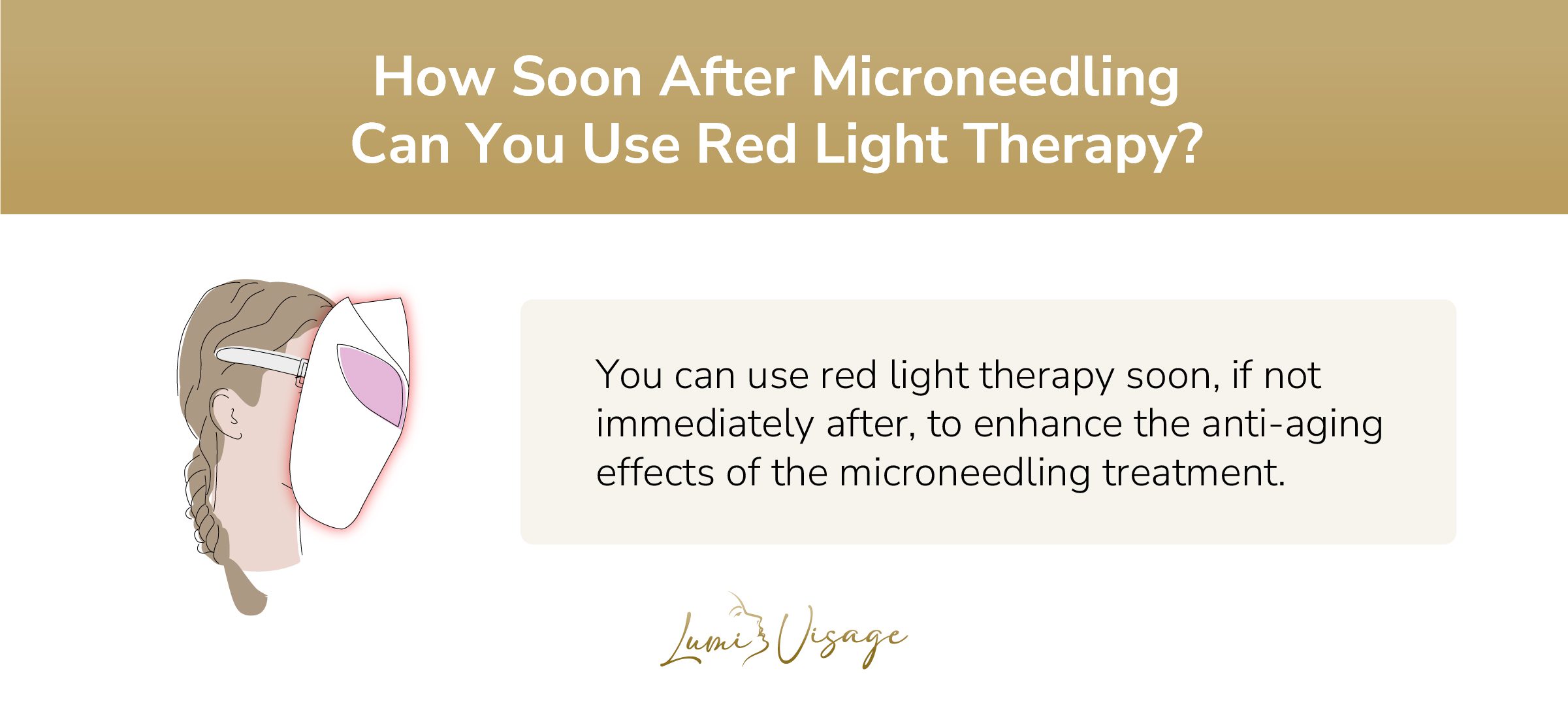 how soon after microneedling can you use red light therapy