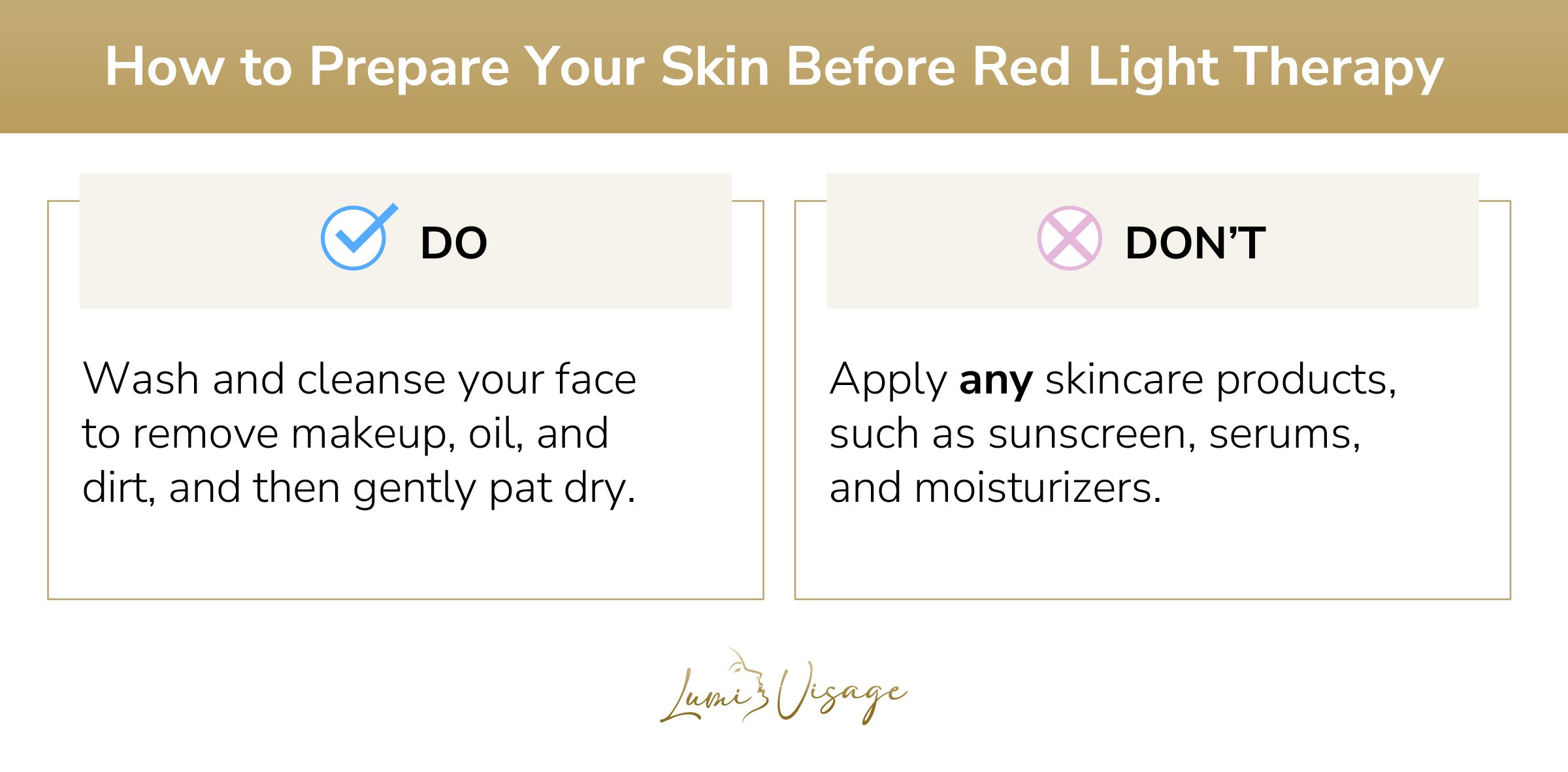 how to prepare your skin before red light therapy