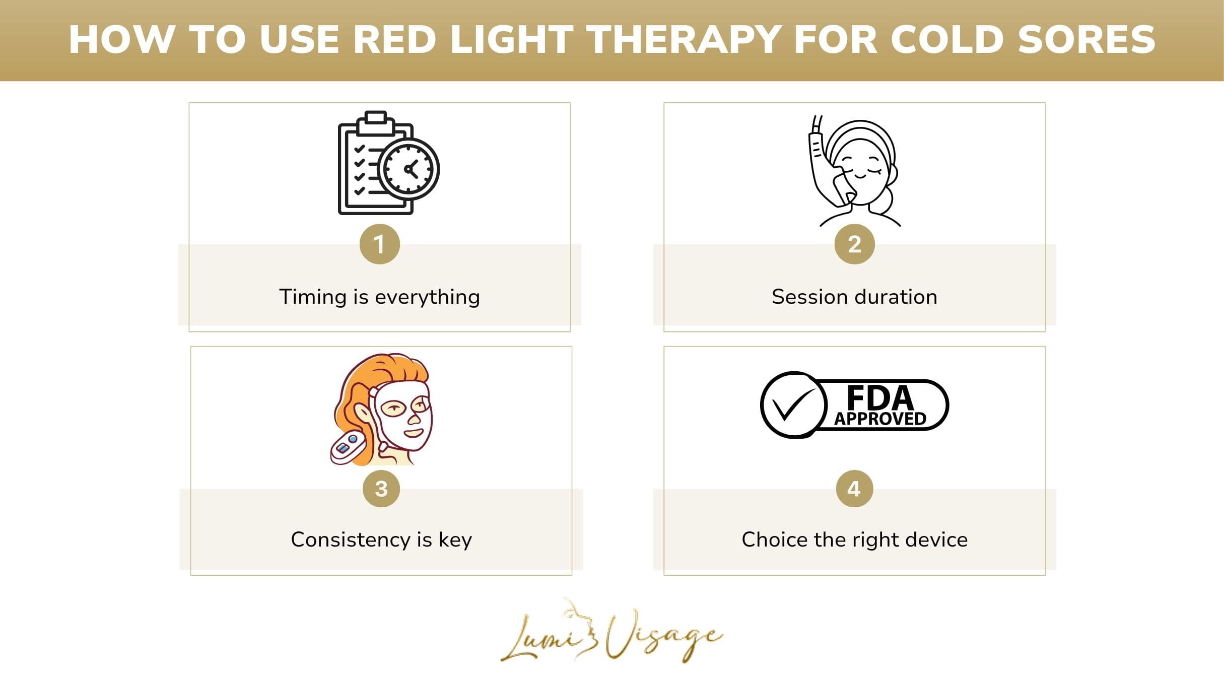 red light therapy for cold sores